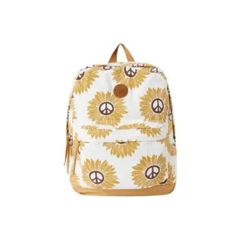 O'Neill Cotton Patchwork Canvas Backpack Women's Winter White