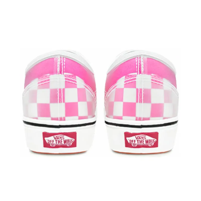 Vans ComfyCush Slip Skool Checkerboard Knockout Pink-3