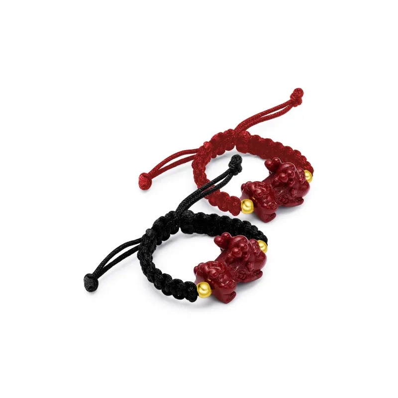 MOVER Reconstructed Cinnabar Jade Rings Unisex-2