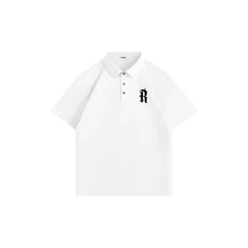 HUANQIU Polo Shirts Unisex White