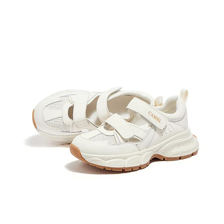CAMEL River Trekking Shoes Women's Beige/Black-8