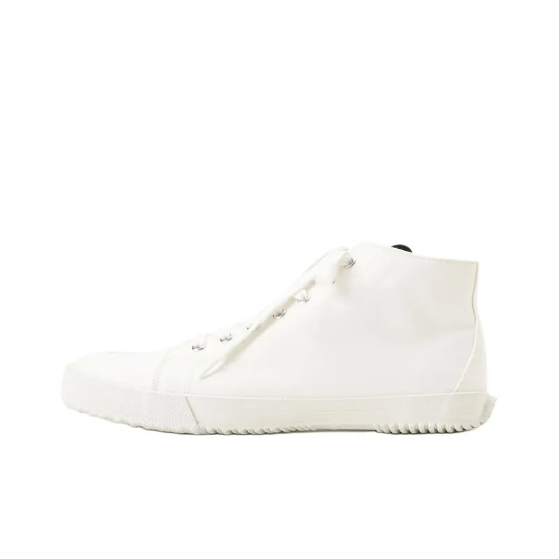 Yohji Yamamoto High-Top Canvas Shoes Unisex White-0