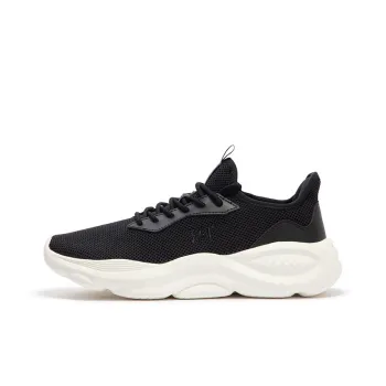 361° Cloudwalk Slip-on Anti-Slip And Wear-Resistant Breathable Low-Top Casual Shoes Men's Black White