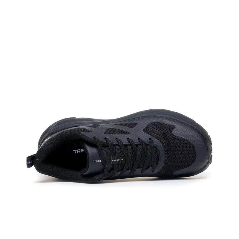 TREEPERI Running Shoes Unisex Low Top Black-4