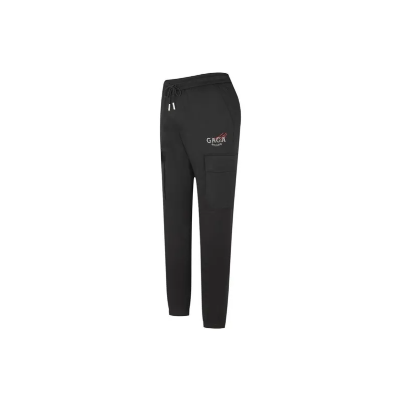 GaGaML Casual Pants Men's Black-2