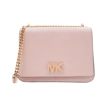 MICHAEL KORS Mott Leather Crossbody Bag Shoulder Bag Women's Pink