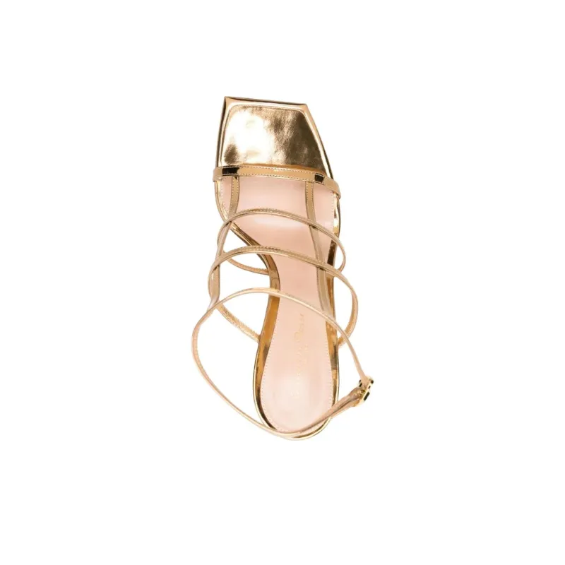 GIANVITO ROSSI Mondry 95mm Leather Sandals Women's-4