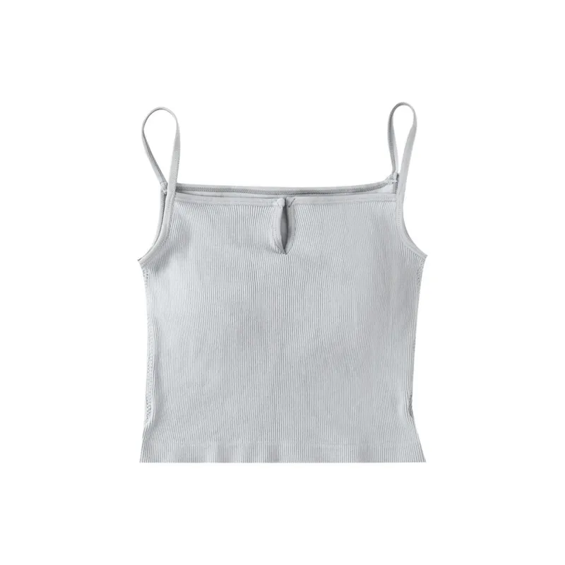 Flowers In Water Camisole Women's Light Gray-0