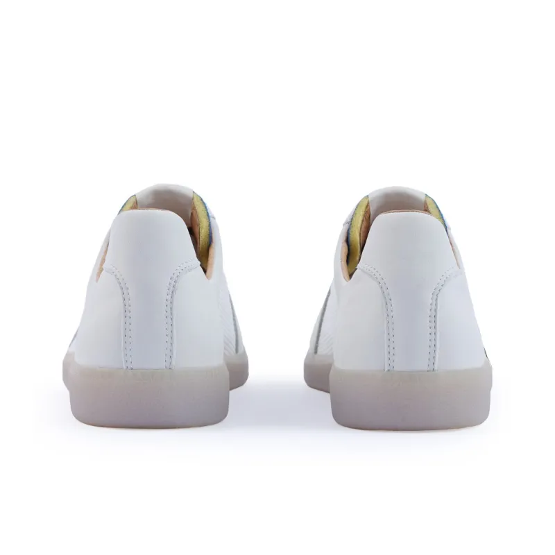 PANE Light Training Model SPLASH Water Splash Slip Resistant Low Top Casual Shoes Unisex Raw White-4