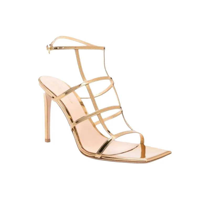 GIANVITO ROSSI Mondry 95mm Leather Sandals Women's-2