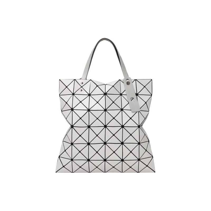 ISSEY MIYAKE Lucent Gloss Mi Polyvinyl Chloride Totes Shopping Bags Handbags Regular Unisex Light Gray-0