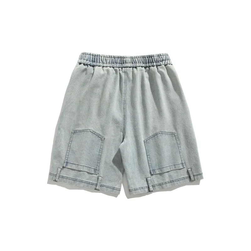 FREO3N Denim Shorts Unisex-11