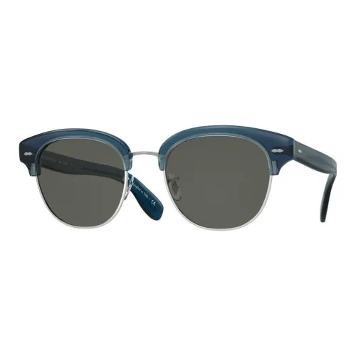 Oliver Peoples Browline Sunglasses Men's Blue