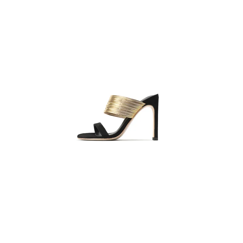 CASNSKU Slide Slippers Women's Gold-5