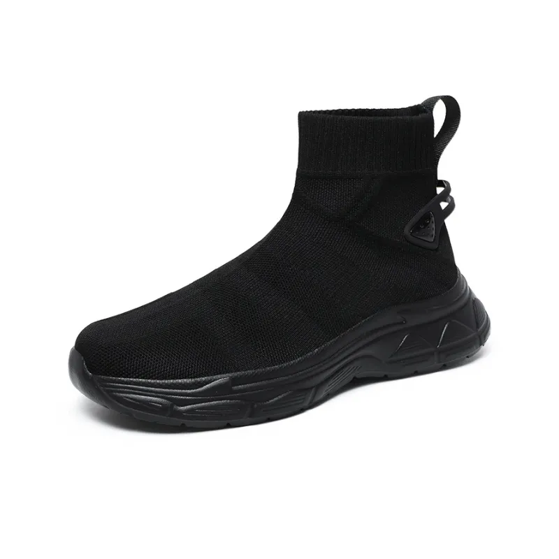 Black tailed Deer Cushioning, Slip Resistant, Breathable, Lightweight Coverage High Top Casual Shoes Unisex-1