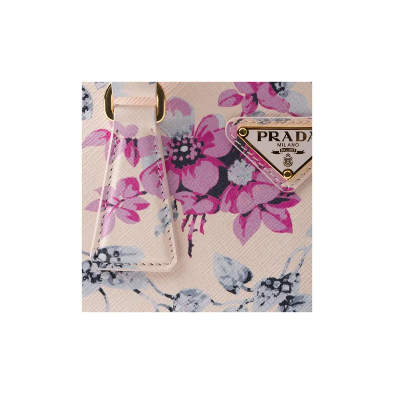 PRADA Galleria Killer Bag Saffiano Leather Shoulder Bag Crossbody Bag Handbag Women's Begonia Pink-4