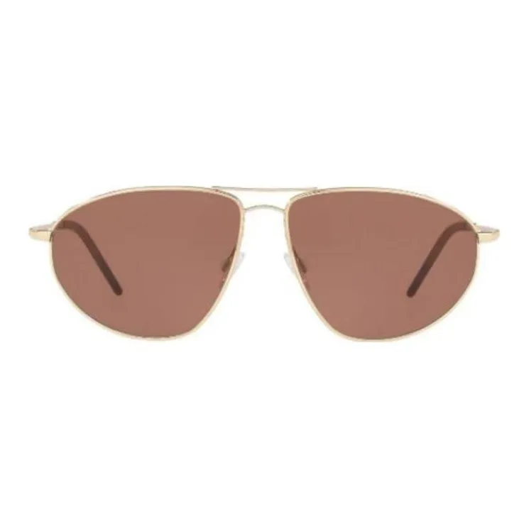Oliver Peoples Metal Aviator Sunglasses Unisex Gold-1