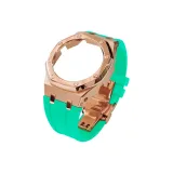 Sand Rose Steel Case+TF Blue Strap+Rose Butterfly Clasp+Tool