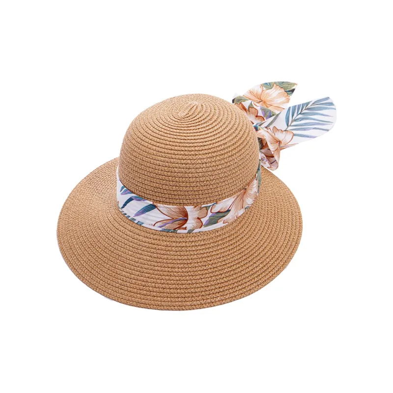 ZANC Straw Woven Sun Protection Hats Women's-1