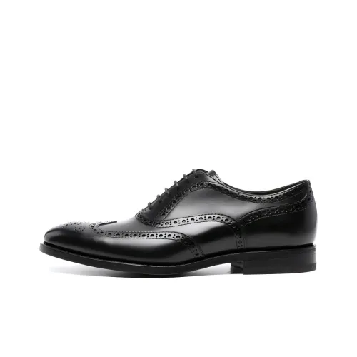 Henderson Baracco Almond-toe Leather Brogues