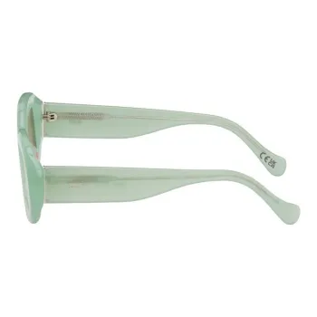 Retrosuperfuture Acetate Oval Sunglasses Men's Green