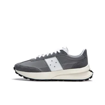 LiNing Cushioning Wear-Resistant Low-Top Casual Running Shoes Unisex Gray