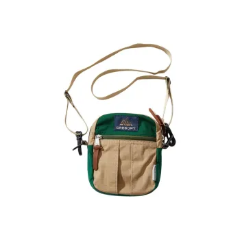 NOTHOMME GREGORY Cotton Detachable Building Toys Crossbody Bag Trumpets Unisex Khaki & Green