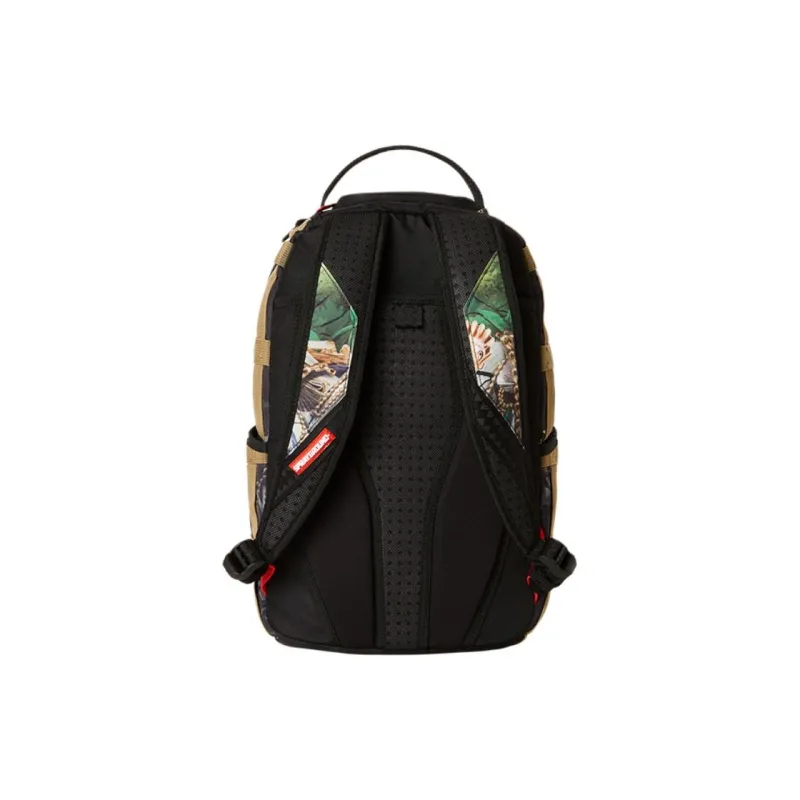 SPRAYGROUND Faux Leather Backpack Unisex Brown-4
