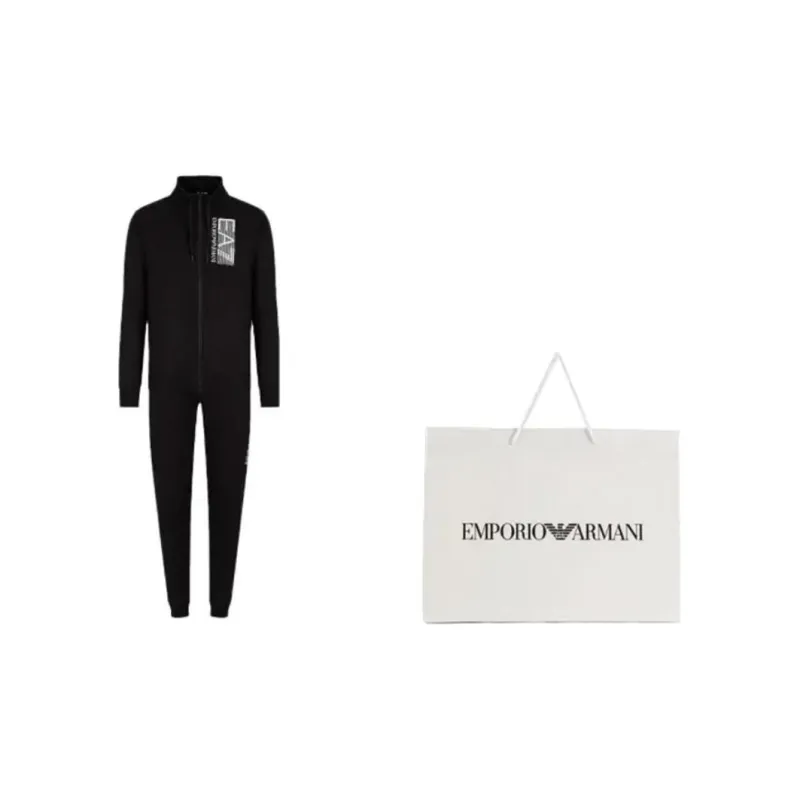 EMPORIO ARMANI EA7 FW22 Casual Sportswear Men's Black-2