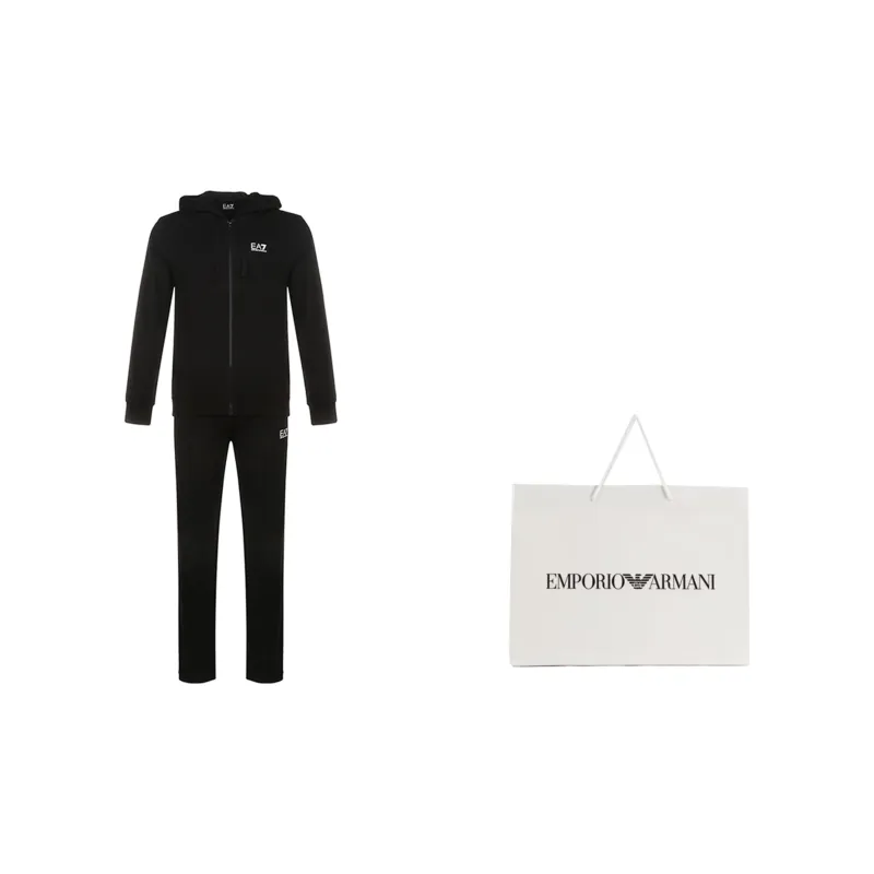 EMPORIO ARMANI EA7 Casual Sportswear Men's Black-2