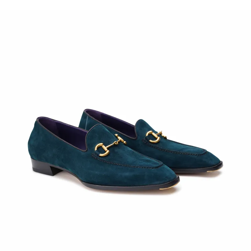 Kitamachi Loafers Men Peacock Blue/Sunset Brown/Inkstone Black/Dune White-5