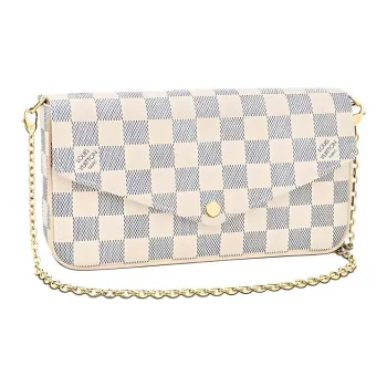 LOUIS VUITTON Coated Canvas Cow Leather Patchwork 3 in 1 Chain Bag Handbag Shoulder Bag Crossbody Bag Women's White