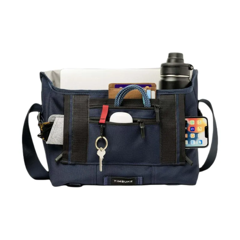 Timbuk2 Recycled Fabric Messenger Bag Shoulder Bag Crossbody Bag Small Size Unisex Marine Blue-2