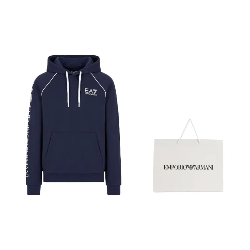 EMPORIO ARMANI EA7 Sweatshirt Men's Blue-2