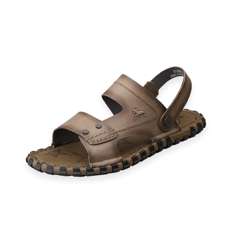 BECK Beach Sandals Men Black-2
