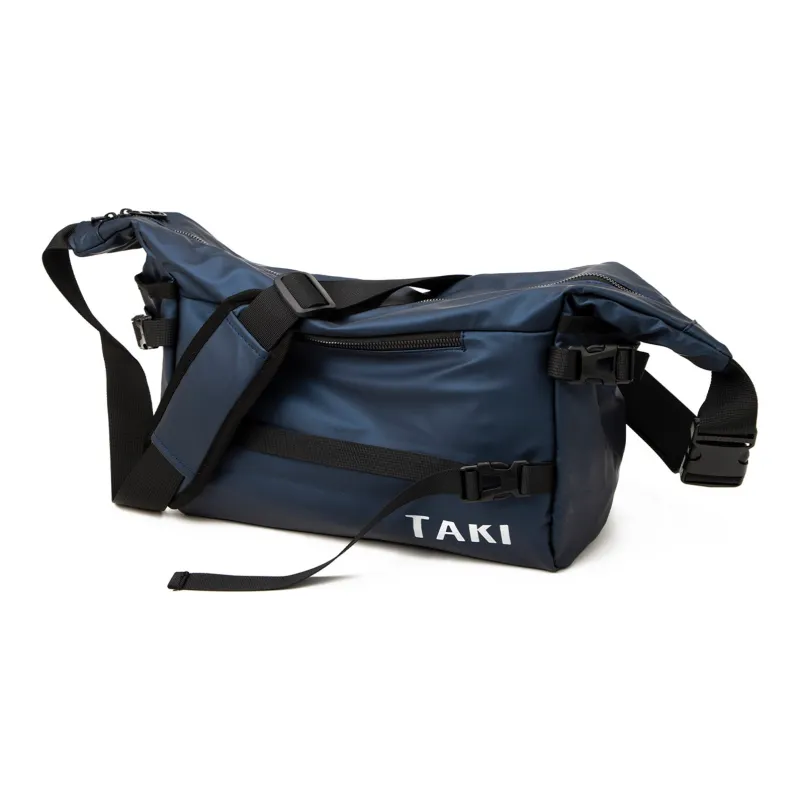 TAKI Synthetic Leather Crossbody Bag Shoulder Bag Regular Unisex Black/Gray/Blue/Green-9