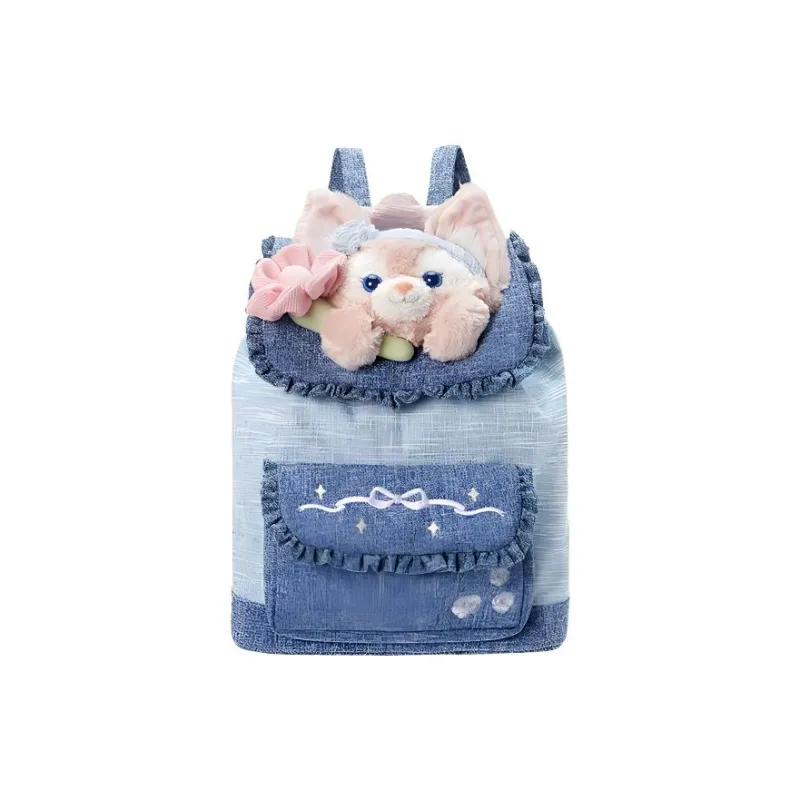 Disney Polyester Backpack Regular Women's Blue-0