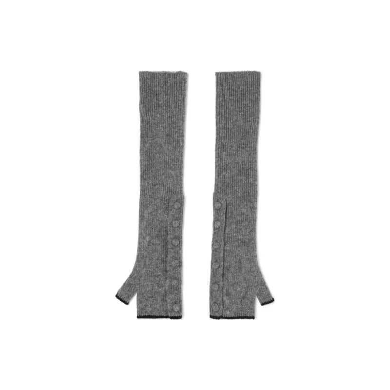 Yohji Yamamoto Wool Gloves Unisex Gray-0
