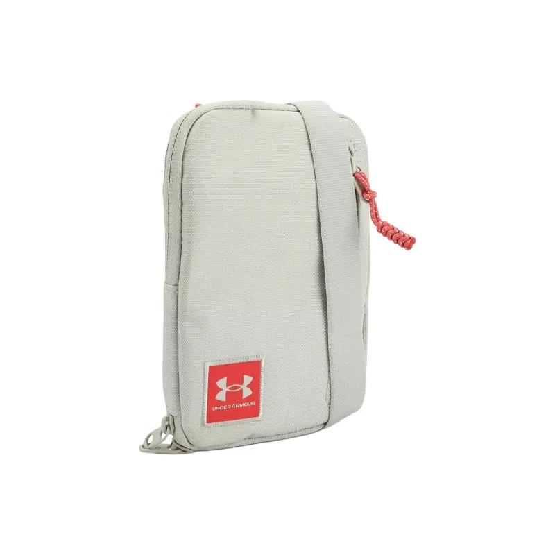 Under Armour Polyester Shoulder Bag Crossbody Bag Small Size Unisex Silt Gray-1