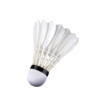 RSL Ultimate Goose Feather Shuttlecock 12 Pack Goose Feather Humped Goose Feather Match Ball Shuttlecocks