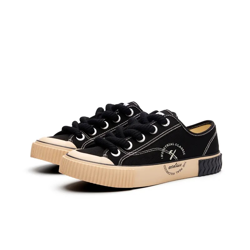 EXCELSIOR Lightweight Hiking Cookie Shoes Low-Top Canvas Shoes Unisex-1