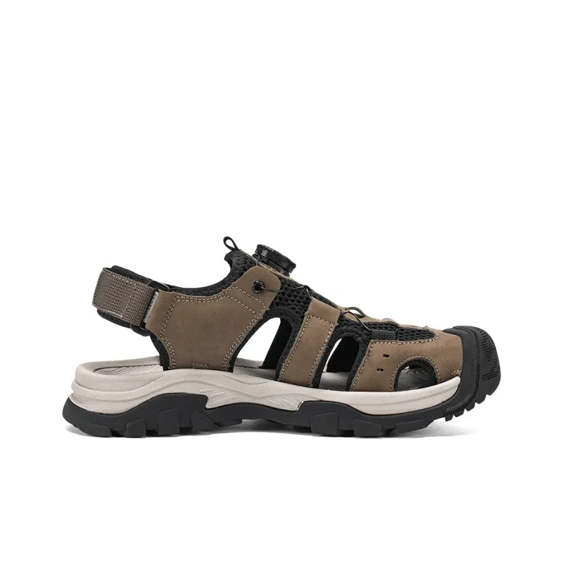 G.N.SHIJIA River Trekking Shoes Men Black/Khaki-13