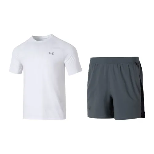 Under Armour Casual Sportswear Men White+Gray