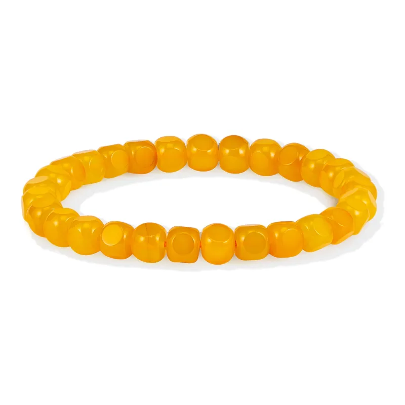 Bluish Reverie Colored Glaze Jade Bracelets Unisex-4
