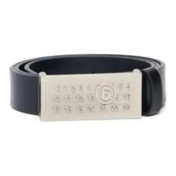 MM6 Maison Margiela Numeric Logo Buckle Belt