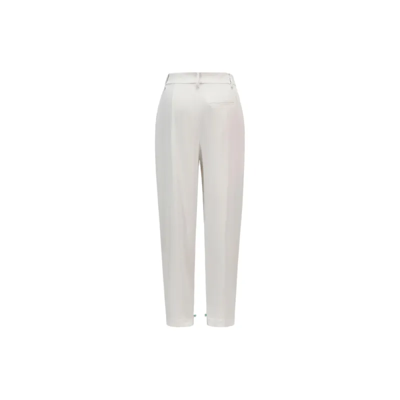 Shanghai Tang Tapered leg Silk Trousers-1