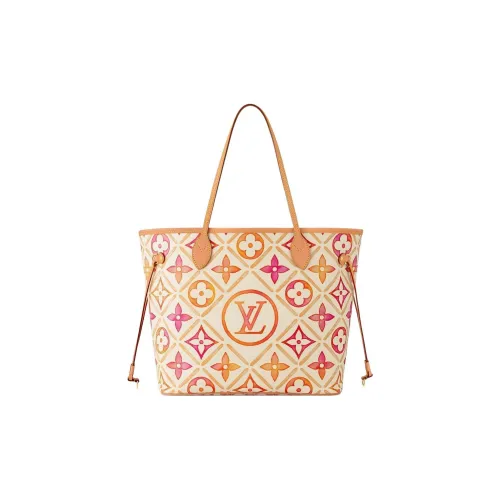 LOUIS VUITTON Neverfull MM Coral