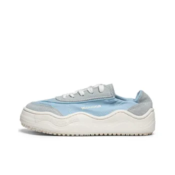 Warrior Durable Lightweight And Breathable Low Top Canvas Shoes Women's Light Blue