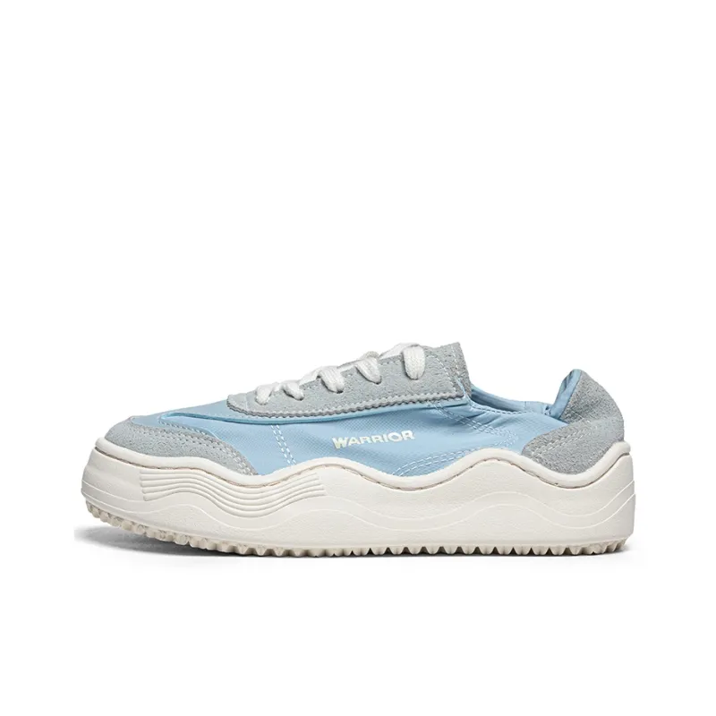 Warrior Durable Lightweight And Breathable Low Top Canvas Shoes Women's Light Blue-0
