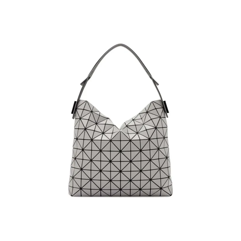 ISSEY MIYAKE Baguette Polyvinyl Chloride Resin Baguette Bag Handbag, Shoulder Bag Mini Women's Gray-1
